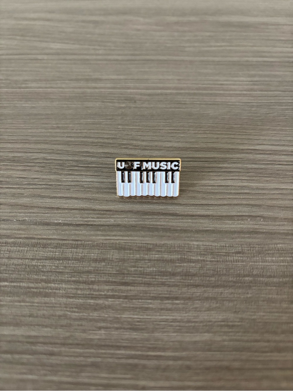 UCF Music Enamel Pin - Black & White